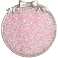 Zarte 4mm hellrosa schillernde AB-Glasperlen in einer Vintage-Metallschale - 4mm, 10g/Packung (ca. 110 Stück) / Rosa Serie