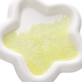 Translucent pale yellow frosted seed beads for DIY jewelry making in a star tray - 2-3.5mm (30g/Pack) / Yellow