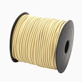 3mm beige faux suede flat cord roll for DIY jewelry braiding and craft making - 3mm 4m/Pack / Beige