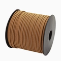 3mm light brown faux suede leather cord roll for DIY jewelry making and braided crafts - 3mm 4m/Pack / Brown and Black
