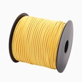 Bright yellow 3mm faux suede cord roll for DIY handmade jewelry and braided crafts - 3mm 4m/Pack / Bright Ginger