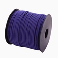 Roll of 3mm purple faux suede leather cord for DIY jewelry making and braided crafts - 3mm 4m/Pack / Dark Blue