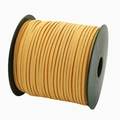 3mm yellow faux suede leather cord roll for DIY jewelry making and braided crafts - 3mm 4m/Pack / Turmeric