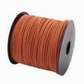 3mm dark orange faux suede cord roll for DIY jewelry making and handmade crafts - 3mm 4m/Pack / Orange