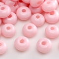 DIY jewelry kit with iridescent light pink seed beads for necklaces and bracelets - Light Pink Pearl-like
