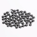 Flatback half round 8mm black ABS pearl beads for DIY hairbow and jewelry making - 8mm (Approx. 200 Pieces/Pack) / Black