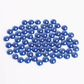 Deep blue metallic 8mm half round flatback faux pearls for DIY bow and jewelry making - 8mm (Approx. 200 Pieces/Pack) / Dark Blue