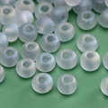 Perles de rocaille mates lilas-bleu pour la création de bijoux DIY et l'artisanat - 3mm (10g/Paquet) / Bleu Violet Mat