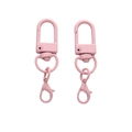 Chiusure a moschettone rosa opaco con girevole per gioielli fai da te e accessori borsa - Rosa
