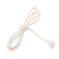 Cordoncino in poliestere intrecciato bianco 5mm per fai-da-te e cordino per felpe - 5mm - 5 Metri/Confezione / Beige