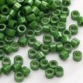 Green cylindrical glass seed beads with marble texture for DIY jewelry making - Stone Pattern Green Cylindrical (#23) / 2.5mm, 1mm Aperture, 10g/Pack (Approx. 720pcs)
