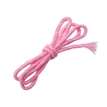 Cordoncino rosa in poliestere da 5mm con trama bianca per lavori fai-da-te e hobby - 5mm - 5 Metri/Confezione / Rosa