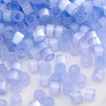 Light blue tubular glass seed beads for DIY jewelry making with fine texture - Tubular Bead (#09)