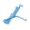 Cordino in poliestere intrecciato da 5mm blu chiaro e bianco per artigianato fai da te - Celeste