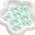 Set di 8 fiocchi in acrilico verde menta con stelle per creazione di gioielli fai-da-te - Fiocco Stella / Confezione da 5 (34x20mm) / Verde