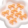 Ciondoli a stella rosa cangiante per braccialetti fai da te e accessori gioielli - Fiocco Stella / Confezione da 5 (34x20mm) / Rosso Arancio