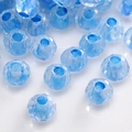 Faceted light blue glass beads for DIY jewelry making necklaces and bracelets - Faceted Bead (#27)