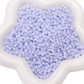 4mm lavendel lila Acryl Röhrenperlen in Sternschale für DIY Schmuckherstellung - 4mm Ca. 10g/Packung / Hellblau