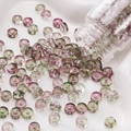 6x3mm purple and green gradient glass beads for DIY jewelry making and bracelets - 10g/Pack (Approx. 40 Pieces) / Purple Green