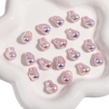 Unregelmäßige Barock-Wassertropfenperlen in Rosa mit Iris-Effekt für DIY-Schmuck - Große Drehung / 11x15mm (2 Stück/Packung) / Rosa