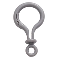 Gancio a bulbo in acrilico grigio con base rotante a 360 gradi per accessori fai-da-te - Grigio (32×56mm)
