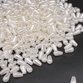 Pearlescent white teardrop ABS imitation pearls for DIY jewelry making and crafts - Teardrop (Style 39)