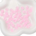 Pink gradient cherry blossom glass beads for DIY jewelry and flower hair accessories - Gradient Light Pink (10 Pieces/Pack)