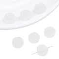 Translucent white Fu character beads for DIY jewelry with traditional Chinese style - Blessing Plaque / 10 Pieces/Pack (Approx. 1mm Aperture) / White