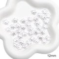 12mm creamy white ABS star-shaped imitation pearl beads for DIY jewelry making - Five-Pointed Star (12mm) / 10 Pieces/Pack / White