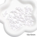 White cross shaped ABS pearls 10x15mm for handmade jewelry and DIY crafts - Cross Bead (10x15mm)