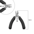 Mini stainless steel 9cm side cutting pliers with black non-slip handles for DIY jewelry - Side Cutter Pliers (501A)