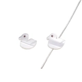 Perline di conchiglia naturale a forma di anatra con lucentezza per gioielli fai-da-te - Anatra / 1 Pezzo (9x10mm) / Bianco Perlato