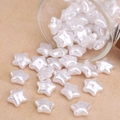 Star shaped white faux baroque pearl beads for DIY jewelry and necklace crafting - Five-Pointed Star Style (#44)