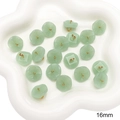 Light green Lily of the Valley flower beads with 16mm diameter for DIY jewelry - Style 06 (GBG01) / 5 Pieces / Light Green