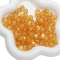 Translucent amber 10mm cat-eye resin beads for DIY jewelry making and craft projects - 10mm (10 Pcs/Pack) / Orange