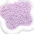 Lichtpaarse pinda-vormige acryl kralen met dubbele gaten voor DIY sieraden maken - 500g/Pak ca. 10000 Stuks / Lichtpaars