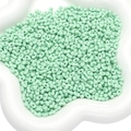 Muntgroene 4x6mm acryl pindakralen met dubbele gaten voor DIY sieraden maken - 500g/Pak ca. 10000 Stuks / Lichtgroen