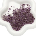 Deep purple 4mm glass seed beads for DIY jewelry making in a white ceramic dish - 4mm / 10g/Pack (Approx. 160 pcs) / Deep Purple Red