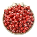 8-12 mm rote Acrylperlen mit Marmormuster für DIY-Armbänder und Schmuckherstellung - Rot