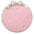 Perles en acrylique rose clair 3mm pour création de bijoux DIY dans un plateau - 3mm Trou Environ 1mm 500g/Paquet (Environ 45000 Pcs) / Rose Clair