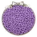 Lila paarse acryl ronde kralen voor DIY sieraden maken in een zilveren decoratief dienblad - 4mm (Ongeveer 15000 Stuks) / Paars