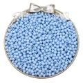Lichtblauwe 4mm acryl ronde kralen voor DIY sieraden op een zilveren dienblad - 4mm (Ongeveer 15000 Stuks) / Blauw
