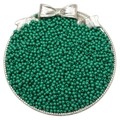 Perles rondes en acrylique vert forêt 3mm et 4mm pour la création de bijoux DIY - 3mm Trou Environ 1mm 500g/Paquet (Environ 45000 Pcs) / Vert clair