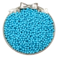 Levendige helderblauwe acryl kralen voor DIY sieraden op een zilverkleurig dienblad - 4mm (Ongeveer 15000 Stuks) / Donkerblauw