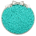 Perles rondes en acrylique bleu tiffany 3mm pour création de bijoux DIY - 3mm Trou Environ 1mm 500g/Paquet (Environ 45000 Pcs) / Vert Paon