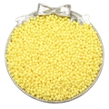 Perles en acrylique jaune 3mm/4mm pour création de bijoux DIY aux couleurs acidulées - 3mm Trou Environ 1mm 500g/Paquet (Environ 45000 Pcs) / Jaune