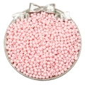 4mm roze acryl ronde kralen voor DIY sieraden in een decoratief zilveren dienblad - 4mm (Ongeveer 15000 Stuks) / Lichtroze