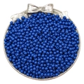Donkerblauwe 4mm acrylkralen voor doe-het-zelf sieraden in een zilveren schaal - 4mm (Ongeveer 15000 Stuks) / Saffierblauw