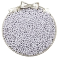 Perles de rocaille en acrylique violet pastel pour la création de bijoux DIY - 3mm Trou Environ 1mm 500g/Paquet (Environ 45000 Pcs) / Gris clair