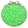 Levendige limoengroene acryl kralen voor DIY-sieraden in een zilveren metalen dienblad - 4mm (Ongeveer 15000 Stuks) / Grasgroen